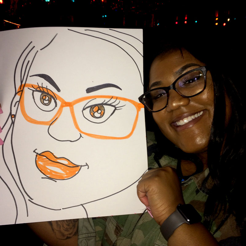 Asheville holiday parties need Bad Drawings caricatures