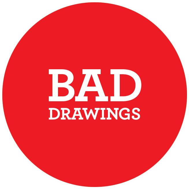 Bad Drawings Asheville Wedding Artist Caricatures logo